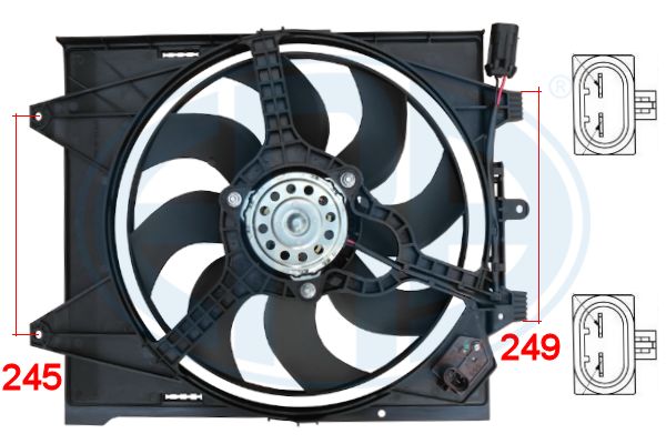 Ventilator, radiator 352068 ERA