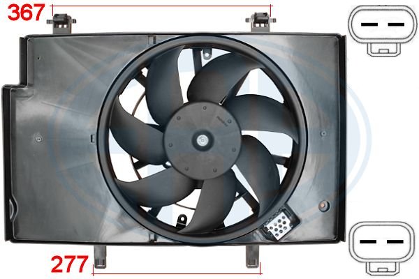 Ventilator, radiator 352069 ERA