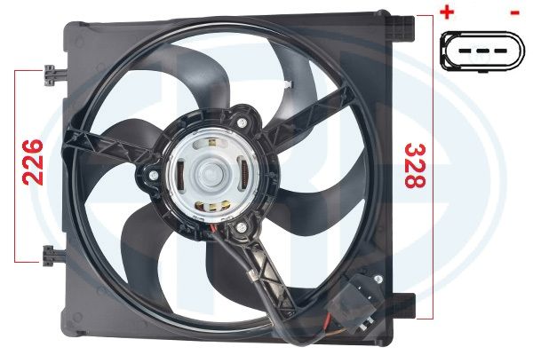 Ventilator, radiator 352123 ERA