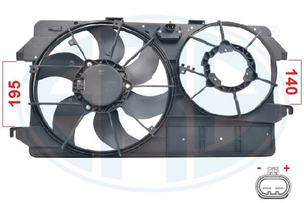 Ventilator, radiator 352124 ERA