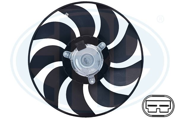 Ventilator, radiator 352133 ERA