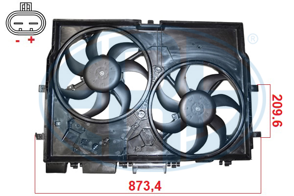 Ventilator, radiator 352143 ERA