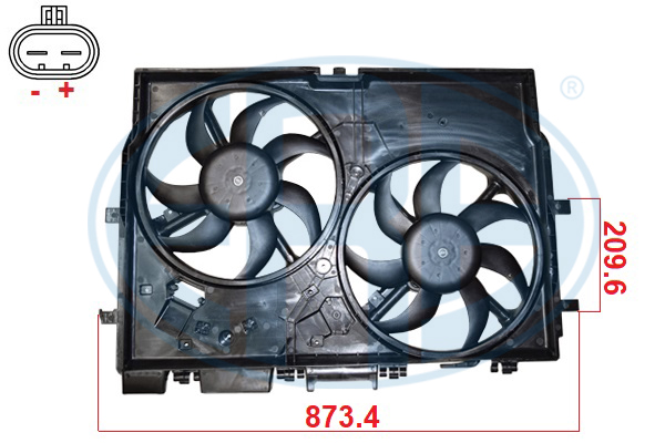 Ventilator, radiator 352144 ERA