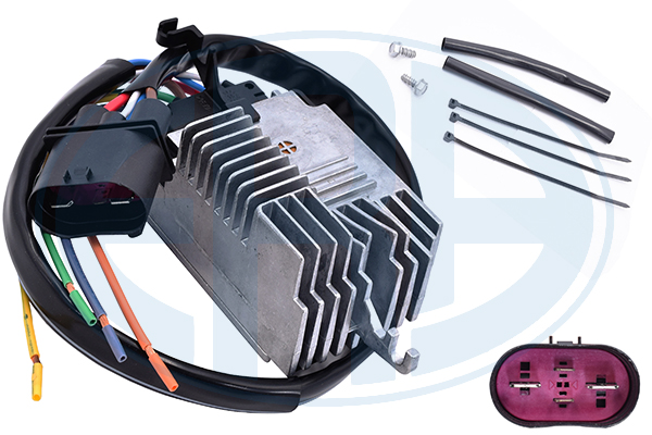 Rezistor, ventilator habitaclu 665154 ERA