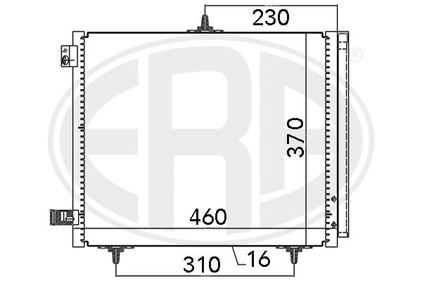 Condensator, climatizare 667009 ERA