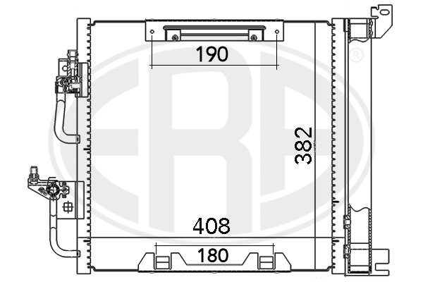 Condensator, climatizare 667019 ERA