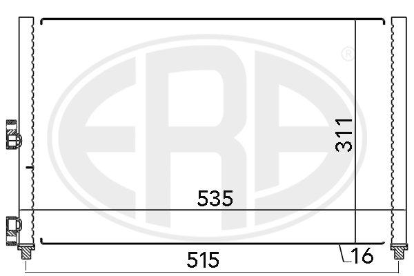 Condensator, climatizare 667024 ERA