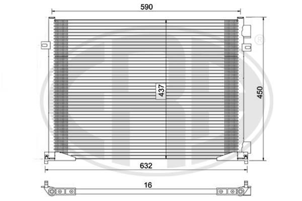 Condensator, climatizare 667046 ERA