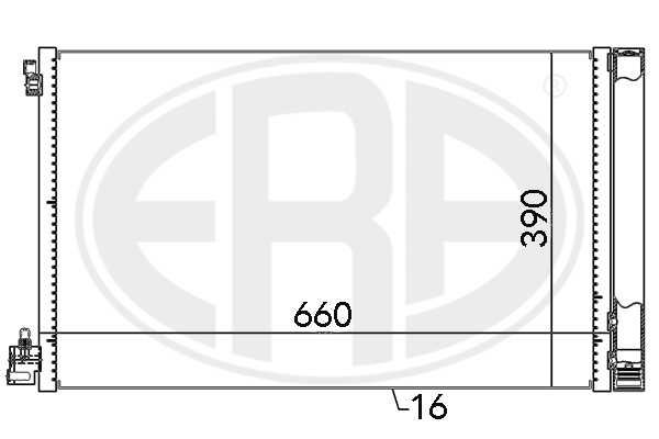 Condensator, climatizare 667049 ERA