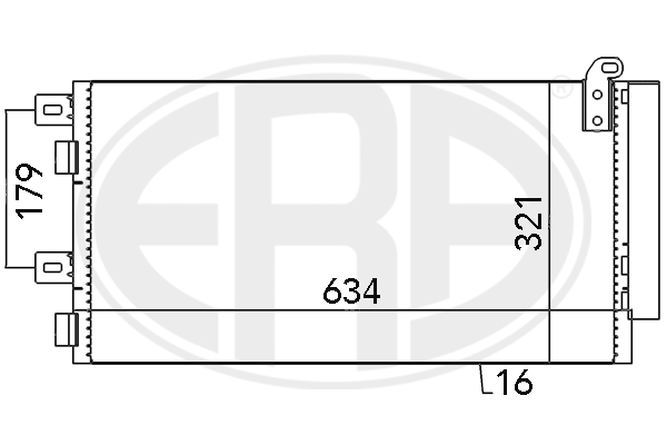 Condensator, climatizare 667051 ERA