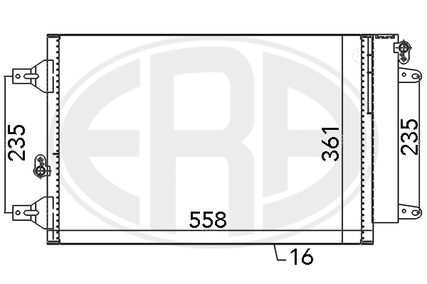 Condensator, climatizare 667059 ERA
