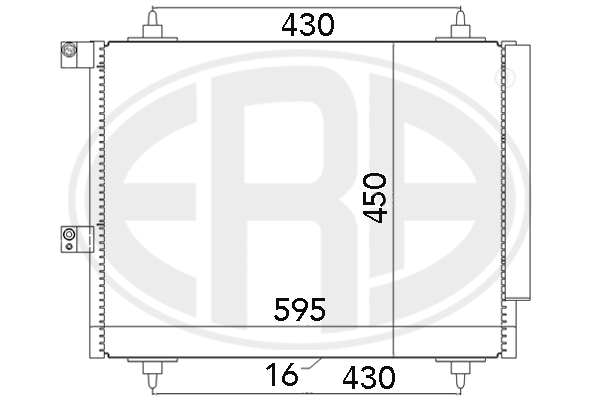Condensator, climatizare 667063 ERA