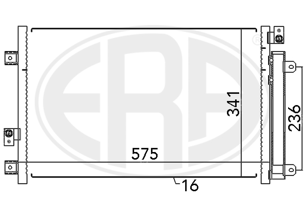 Condensator, climatizare 667076 ERA