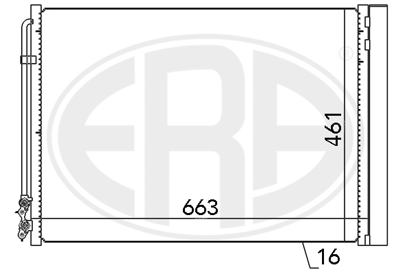 Condensator, climatizare 667079 ERA