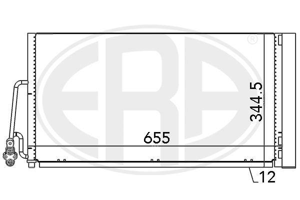 Condensator, climatizare 667090 ERA