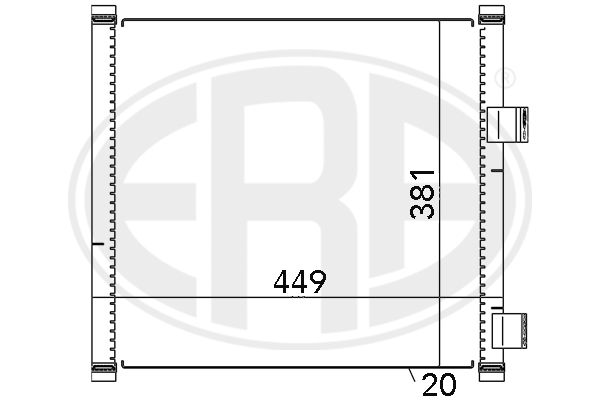 Condensator, climatizare 667092 ERA