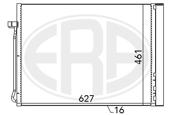 Condensator, climatizare 667102 ERA