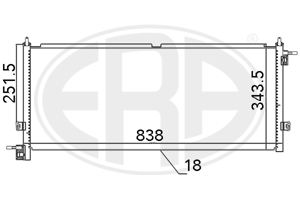 Condensator, climatizare 667118 ERA