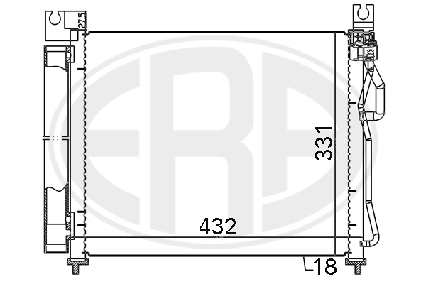 Condensator, climatizare 667119 ERA