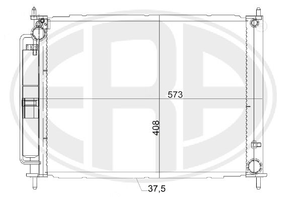 Condensator, climatizare 667149 ERA