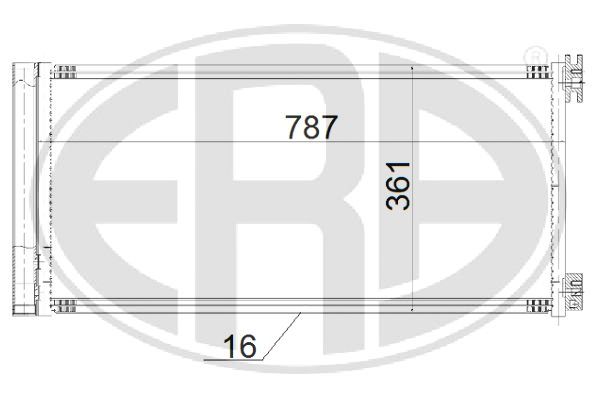 Condensator, climatizare 667190 ERA