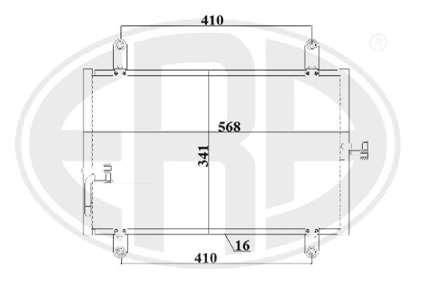 Condensator, climatizare 667228 ERA