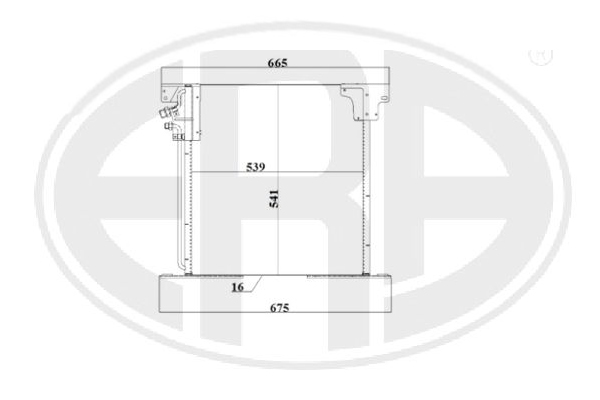 Condensator, climatizare 667236 ERA
