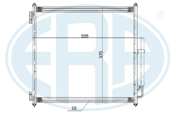 Condensator, climatizare 667262 ERA