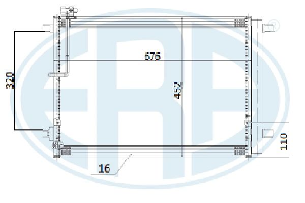 Condensator, climatizare 667265 ERA