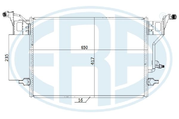 Condensator, climatizare 667274 ERA
