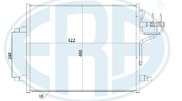 Condensator, climatizare 667283 ERA
