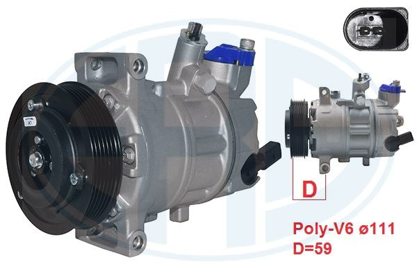 Compresor, climatizare 670007 ERA