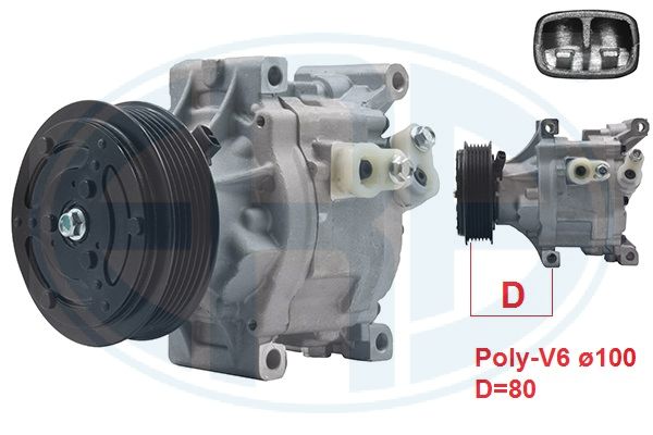 Compresor, climatizare 670016 ERA