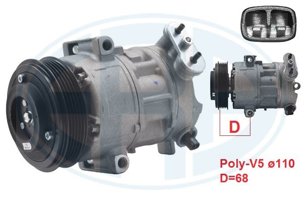 Compresor, climatizare 670018 ERA