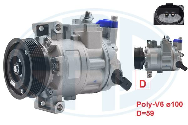 Compresor, climatizare 670024 ERA