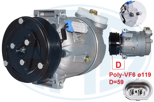 Compresor, climatizare 670041 ERA
