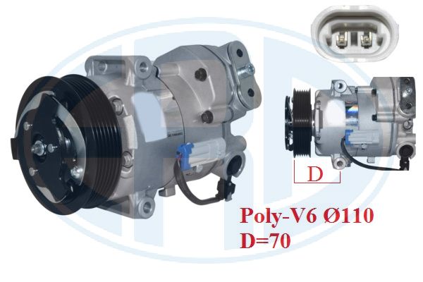 Compresor, climatizare 670046 ERA