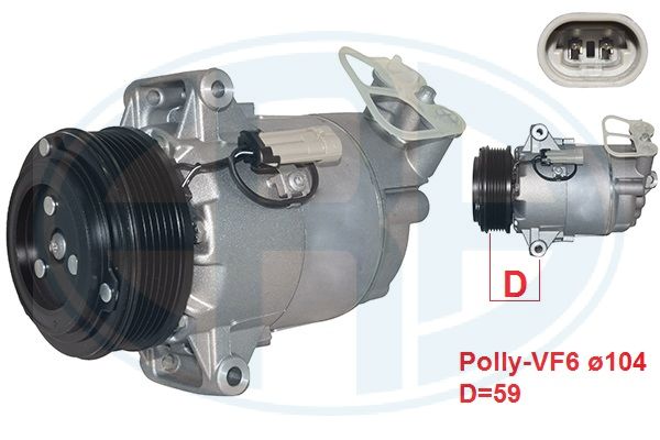 Compresor, climatizare 670049 ERA