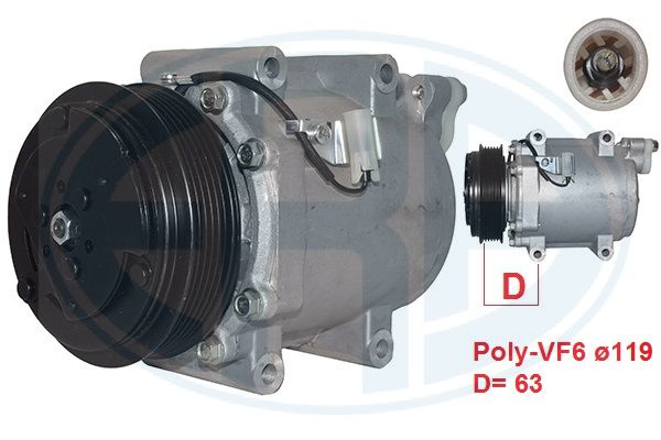 Compresor, climatizare 670052 ERA