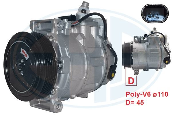 Compresor, climatizare 670054 ERA