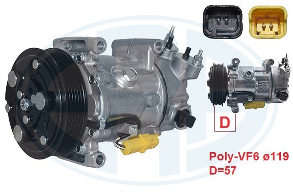 Compresor, climatizare 670060 ERA