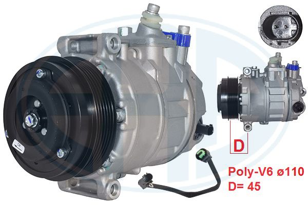 Compresor, climatizare 670062 ERA