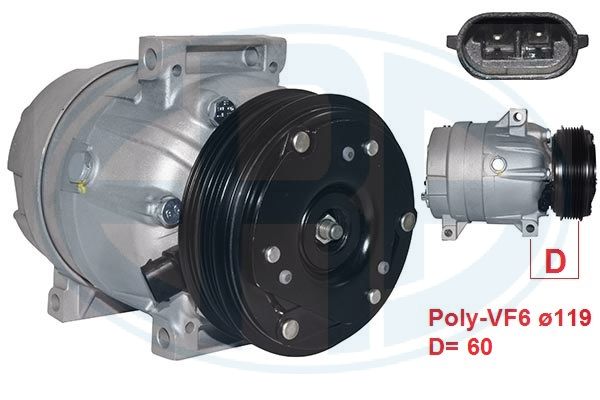 Compresor, climatizare 670076 ERA