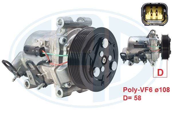 Compresor, climatizare 670108 ERA