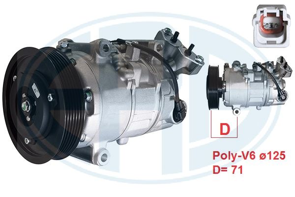 Compresor, climatizare 670128 ERA