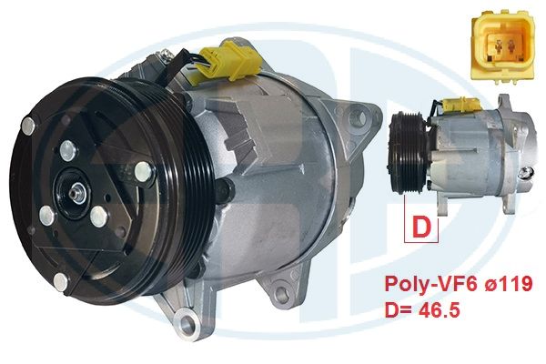 Compresor, climatizare 670138 ERA