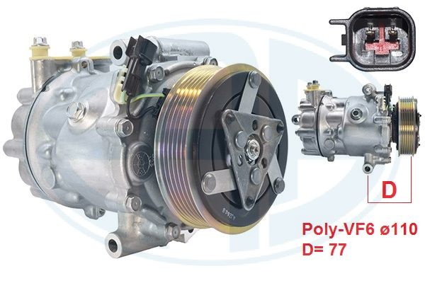 Compresor, climatizare 670145 ERA