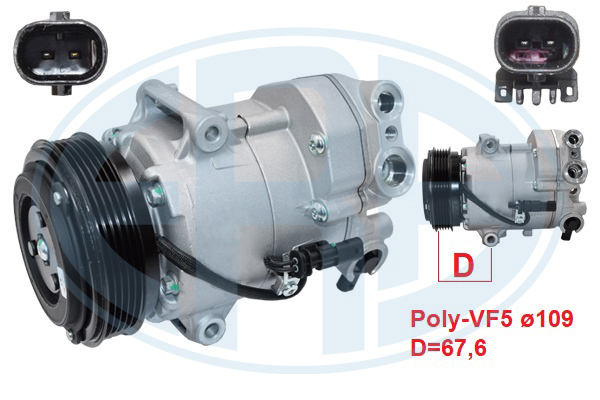 Compresor, climatizare 670157 ERA