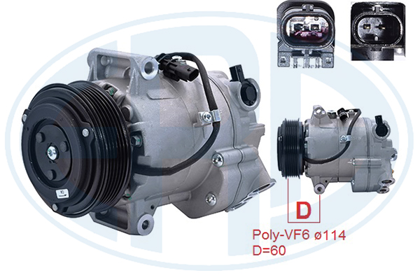 Compresor, climatizare 670158 ERA