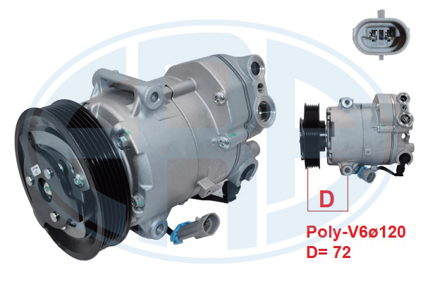 Compresor, climatizare 670160 ERA